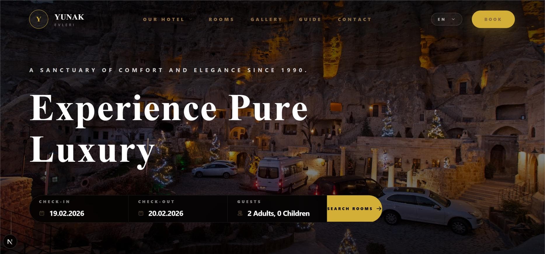 Heritage Grand · HotelWD otel sitesi teması