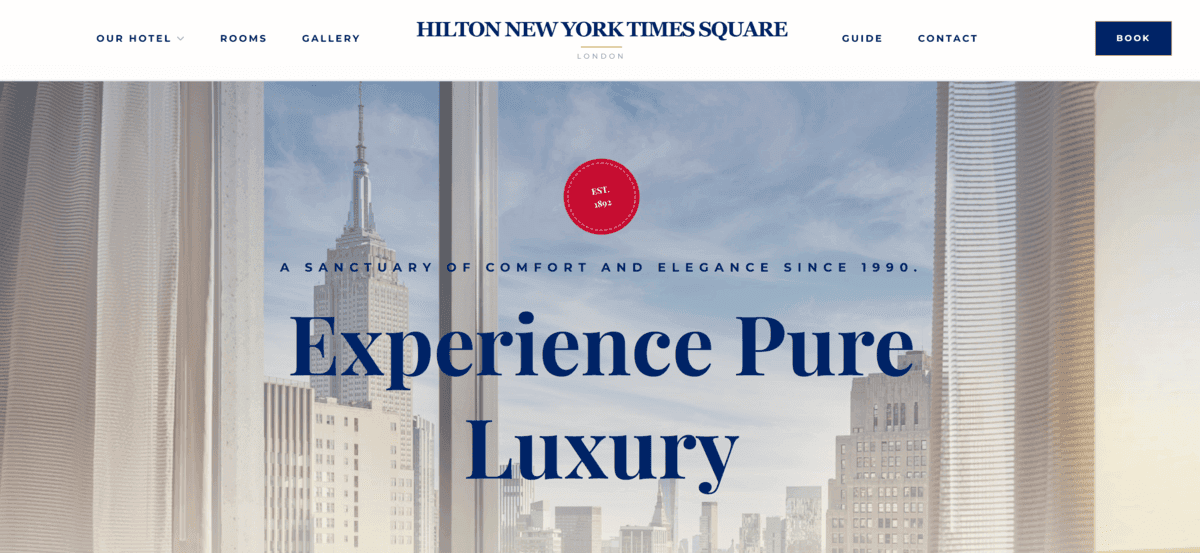London Royal Heritage · HotelWD otel sitesi teması