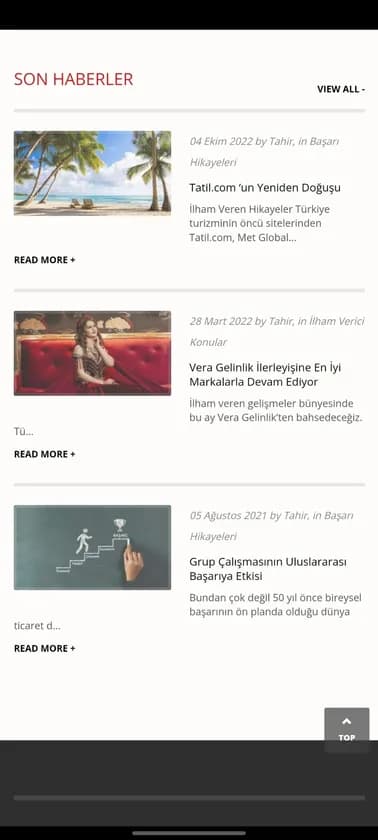 SEO Haberleri uygulaması ekran görüntüsü 1