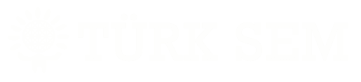 Weißes Logo von Türk SEM
