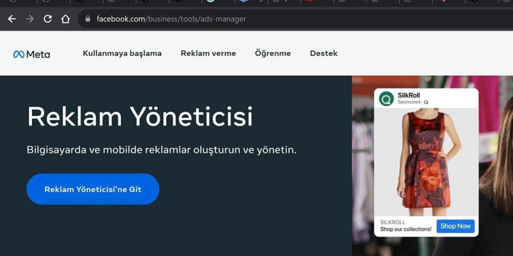 Meta Ads Manager, the panel where social media ads are built